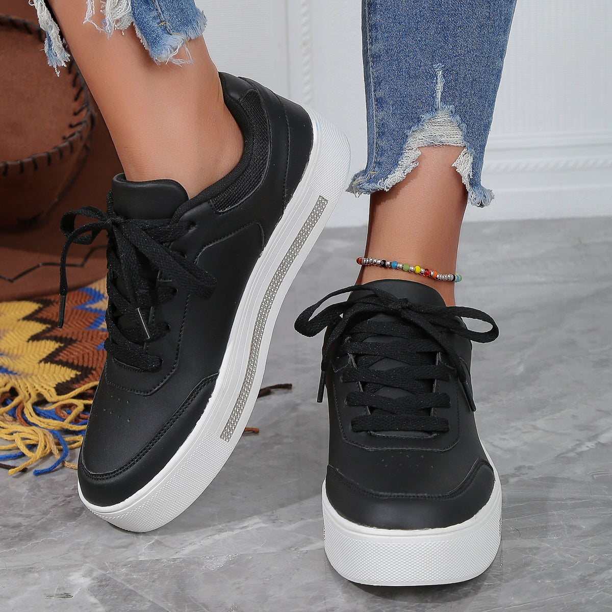 2025 New Fashion Women's Anti-Slip Casual Shoes Outdoor Hiking Soft Comfortable Durable Flat Shoes