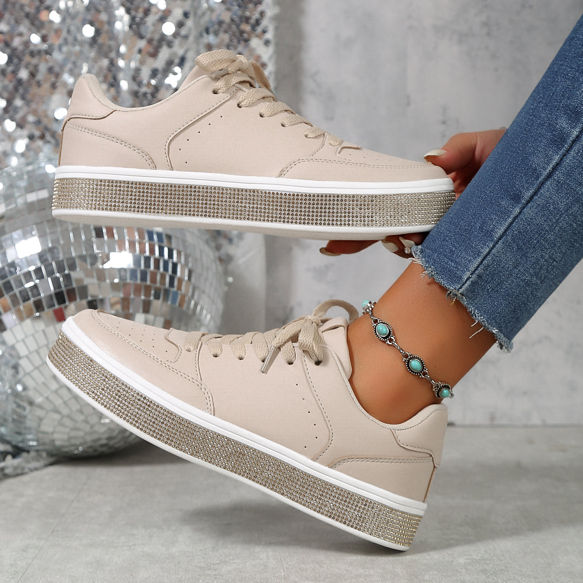 2025 New Grid Style Fashion Trend Multi-functional Comfort Anti-slip Women's Platform Shoes, suitable for outdoor activities and women's casual shoes