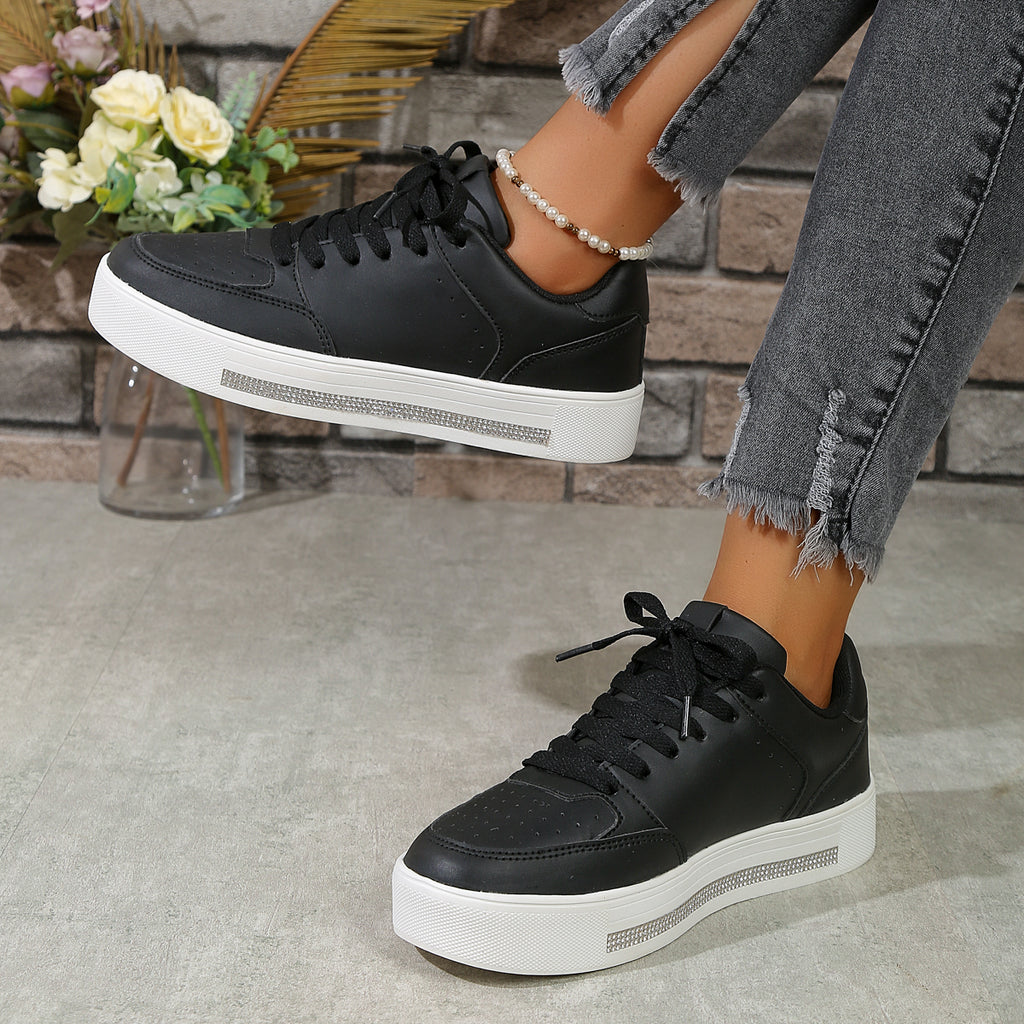 2025 New Grid Style Fashion Trend Multi-functional Comfort Anti-slip Women's Platform Shoes, suitable for outdoor activities and women's casual shoes