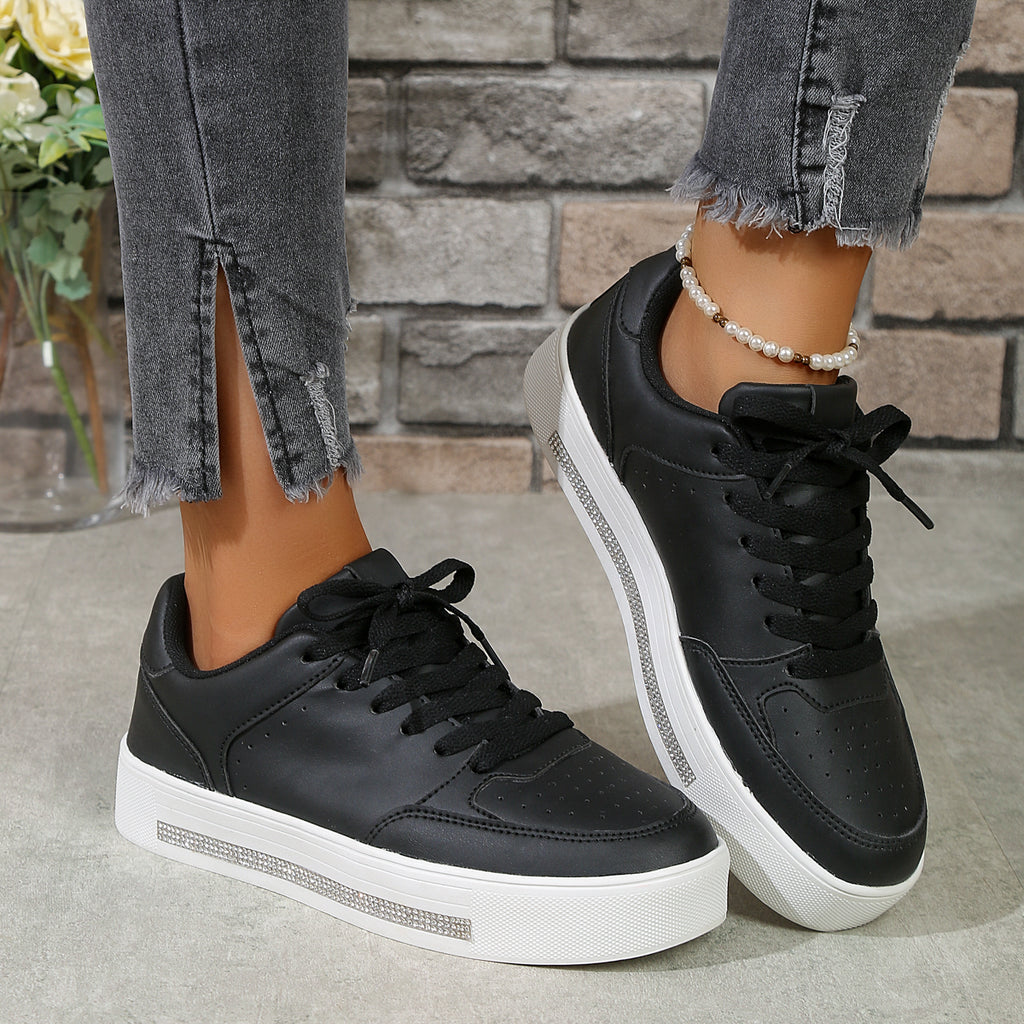 2025 New Grid Style Fashion Trend Multi-functional Comfort Anti-slip Women's Platform Shoes, suitable for outdoor activities and women's casual shoes