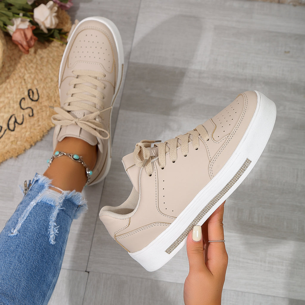 2025 New Grid Style Fashion Trend Multi-functional Comfort Anti-slip Women's Platform Shoes, suitable for outdoor activities and women's casual shoes