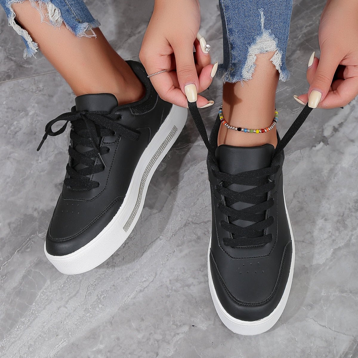 2025 New Fashion Women's Anti-Slip Casual Shoes Outdoor Hiking Soft Comfortable Durable Flat Shoes