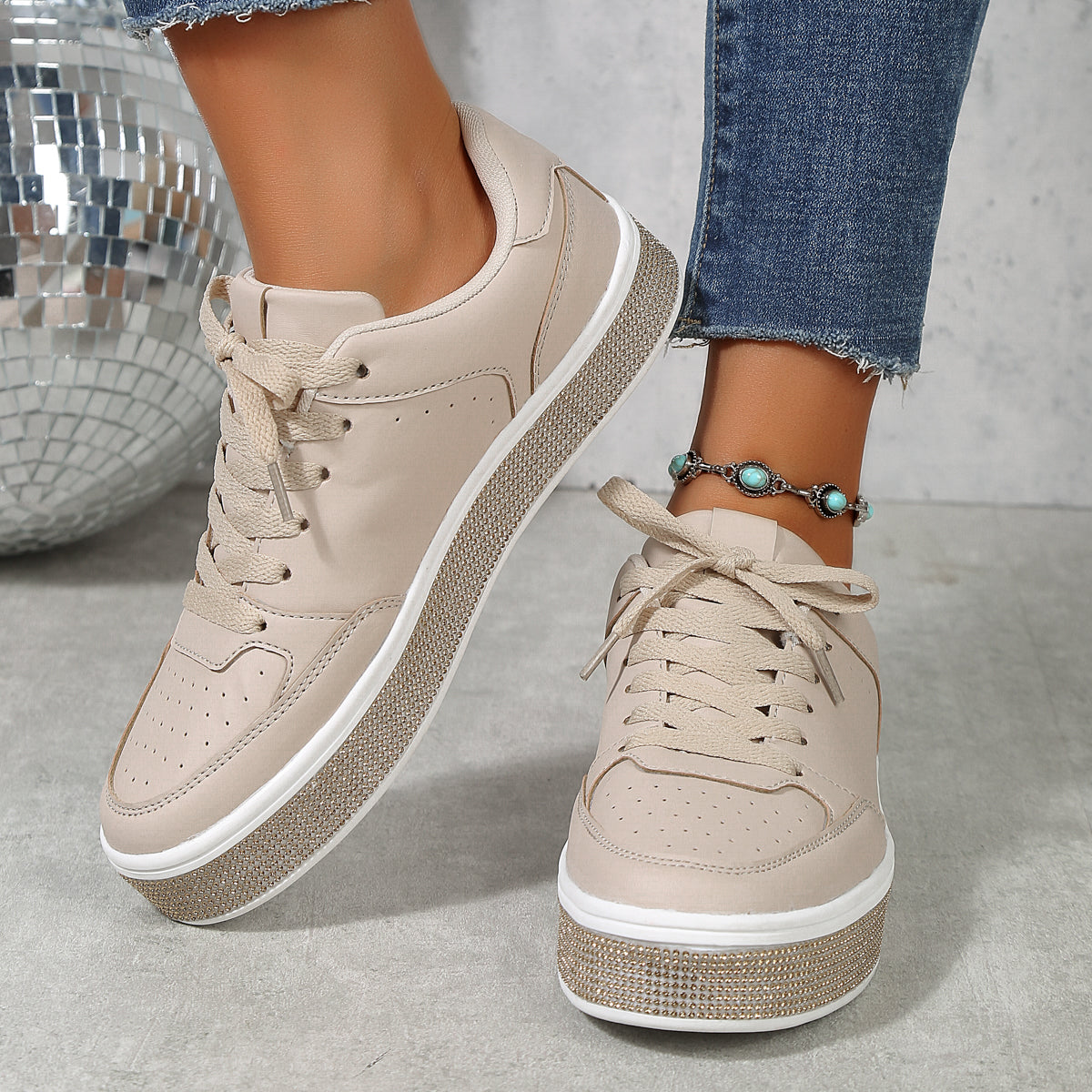 2025 New Grid Style Fashion Trend Multi-functional Comfort Anti-slip Women's Platform Shoes, suitable for outdoor activities and women's casual shoes