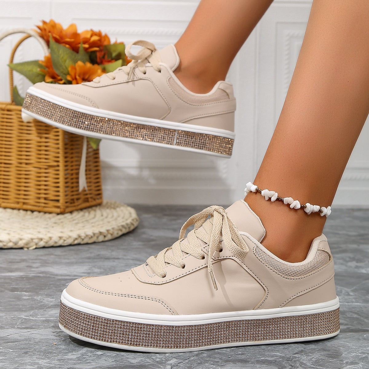 2025 New Fashion Women's Anti-Slip Casual Shoes Outdoor Hiking Soft Comfortable Durable Flat Shoes