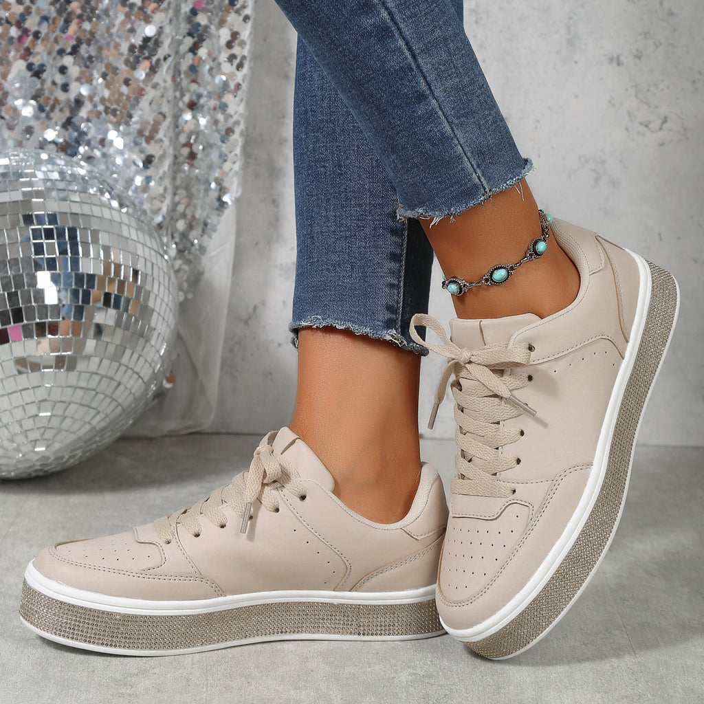 2025 New Grid Style Fashion Trend Multi-functional Comfort Anti-slip Women's Platform Shoes, suitable for outdoor activities and women's casual shoes