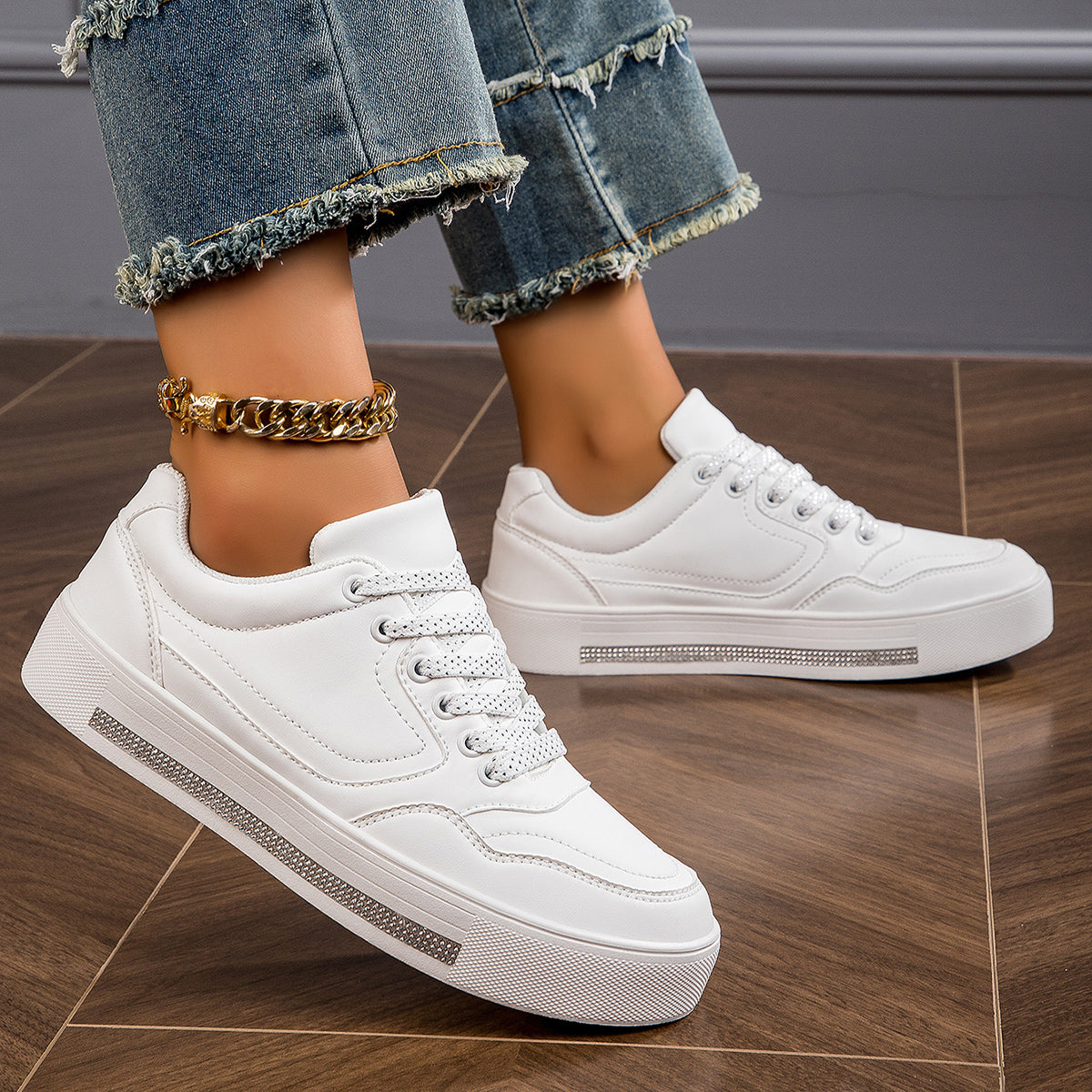 2025 New Grid Style Fashion Trend Multi-functional Comfort Anti-slip Women's Platform Shoes, suitable for outdoor activities and women's casual shoes