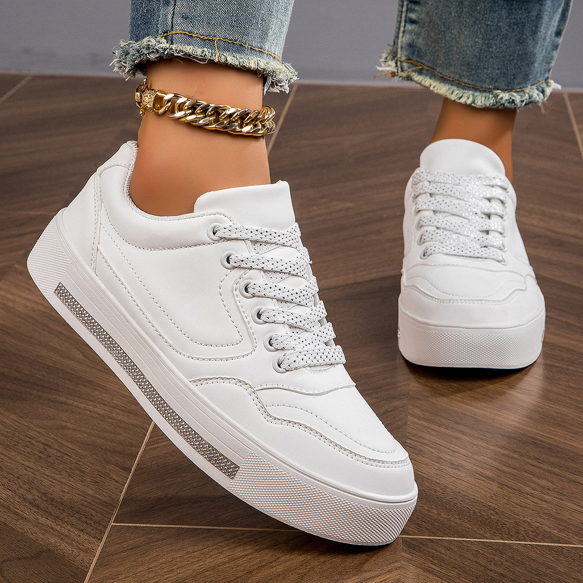 2025 New Grid Style Fashion Trend Multi-functional Comfort Anti-slip Women's Platform Shoes, suitable for outdoor activities and women's casual shoes